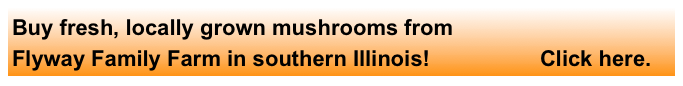 Buy fresh, locally grown mushrooms from 
Flyway Family Farm in southern Illinois!                  Click here.